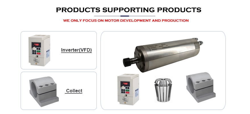 0.8kW water-cooled spindle motor accessories