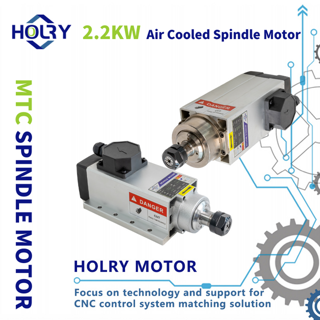 High Efficiency 2.2KW Air Cooled Spindle Motor ER20 for CNC Wood Working Machine