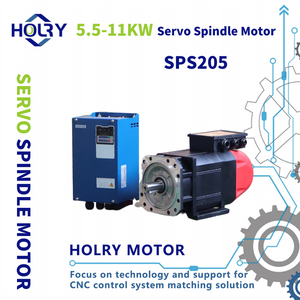 High Quality High Torque 6000rpm 380V 5.5kw 7.5kw 9.5kw 11.0kw Servo Spindle Motor for CNC Machine with Driver