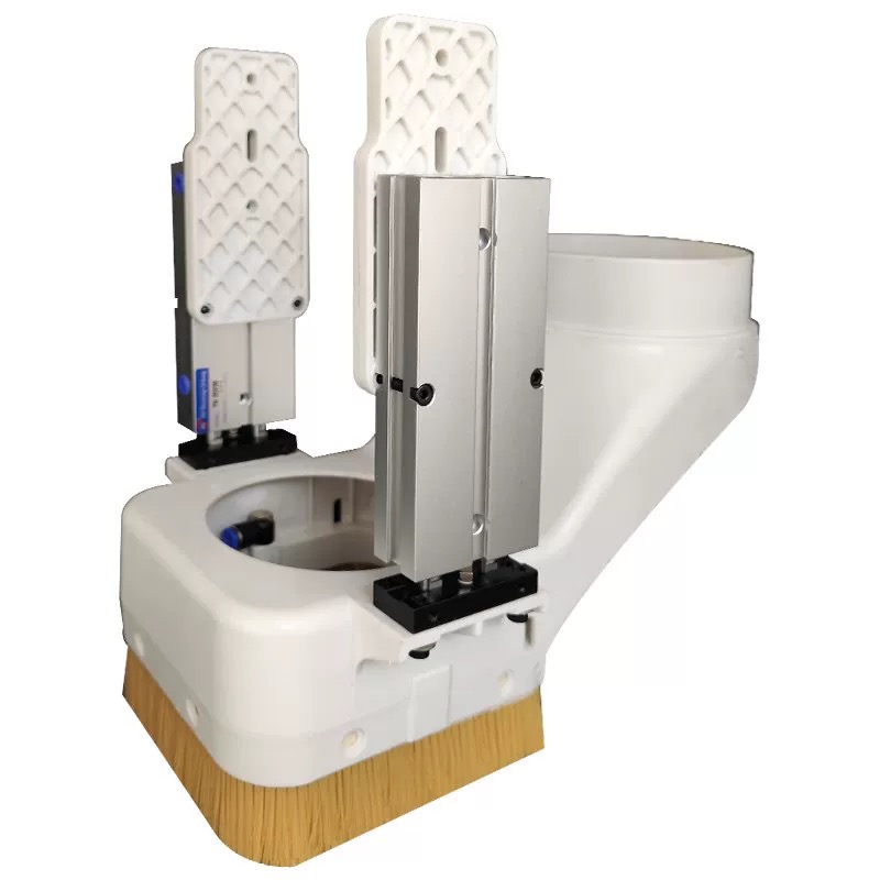 CNC Spindle Dust Shoe Collector 110mm Dust Boot Cleaner for ATC Spindle Motor Router Machine With solenoid valve
