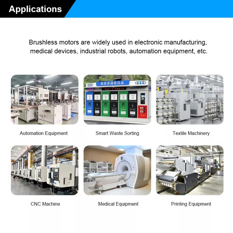 80 Integrated Brushless Motor Application To CNC Machine - HOLRY